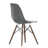 Cadeira Eames em Plástico DSW / Base dark maple